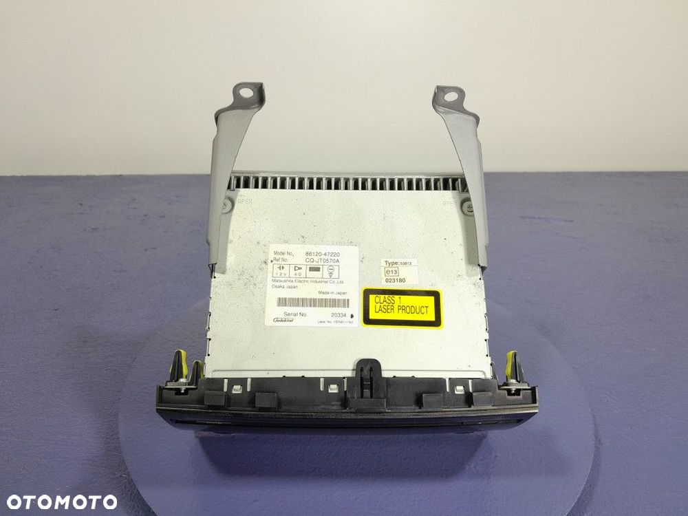 TOYOTA PRIUS II 03- RADIO ODTWARZACZ CD 86120-47220 - 5