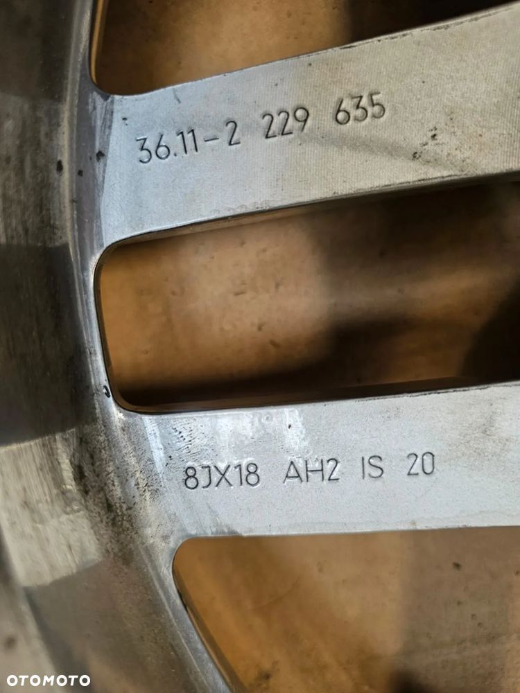 (F24) BMW OE 5 E39 Styling 37 / 36.11-2 229 635 / 8Jx18 IS20 5x120 - 7