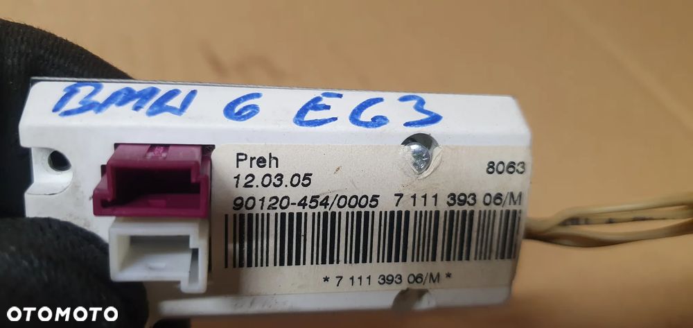 Moduł zmiany biegów wybieraka BMW 6 E63 7111393 - 5