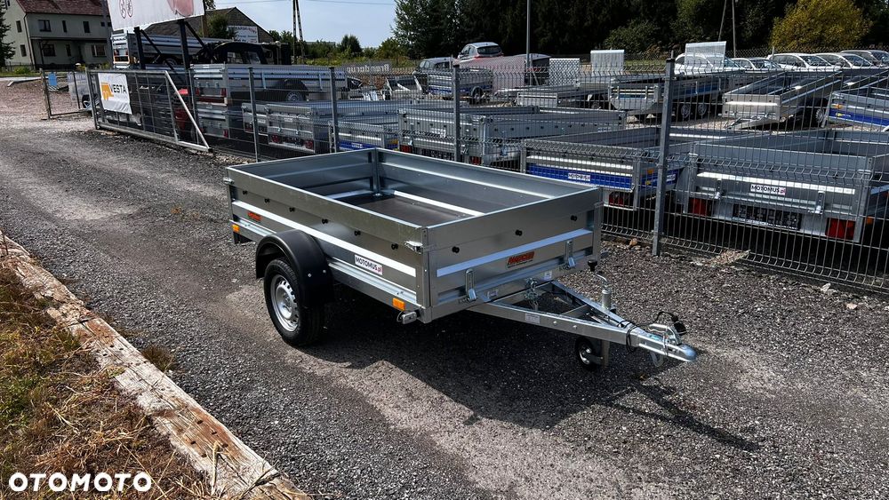 Neptun Przyczepa Neptun N7-253 RT 253x129x40cm WYSOKIE BURTY spawana rama Częstochowa MOTOMUS dostawa pod dom