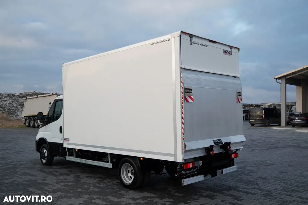 Iveco DAILY 35-160 / 4.3 M CONTAINER / DHOLLANDIA LIFT / TWIN / MASĂ NETĂ: 3500 KG - 4