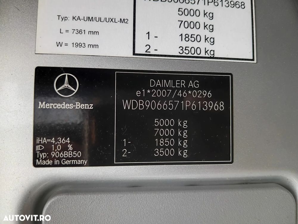 Mercedes-Benz SPRINTER 516 CDI / IMPORTAT DIN FRANȚA / - 36