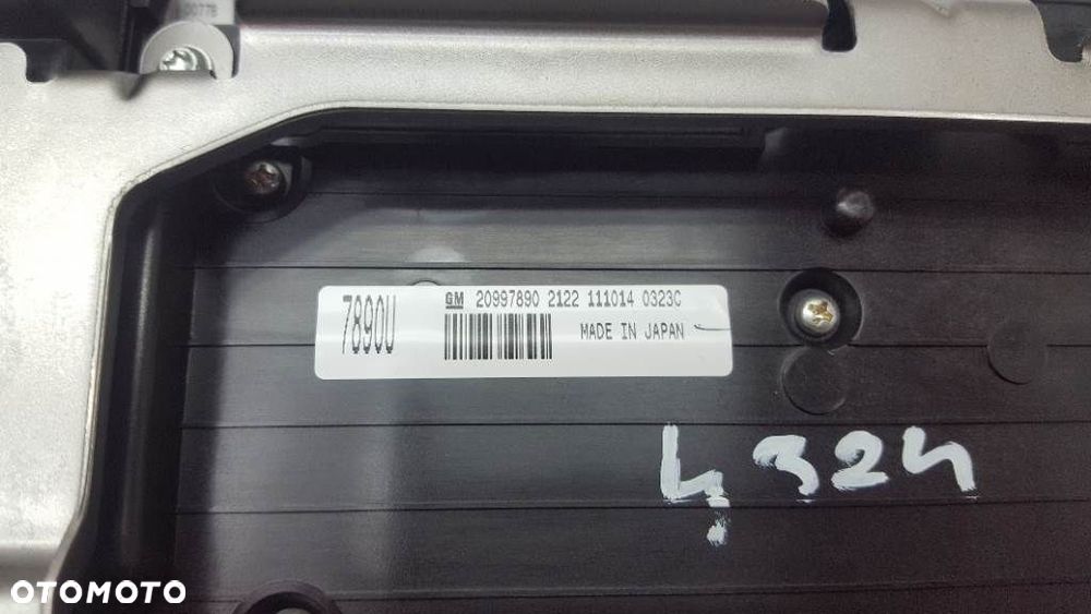 RADIO OPEL INSIGNIA A (G09) 2008 - 2017 2.0 CDTI 4x4 (68) 118 kW [160 KM] olej napędowy 2010 - 2017 20997890 - 7