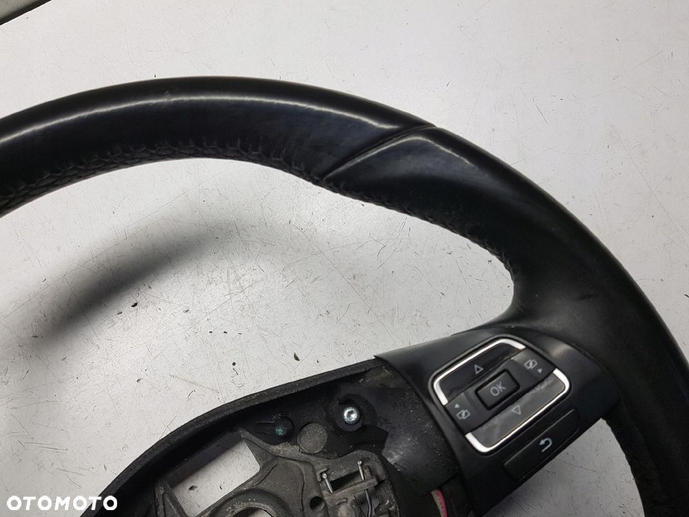 VW GOLF VI 08-13r PASSAT B7 KIEROWNICA SKÓRZANA - 6