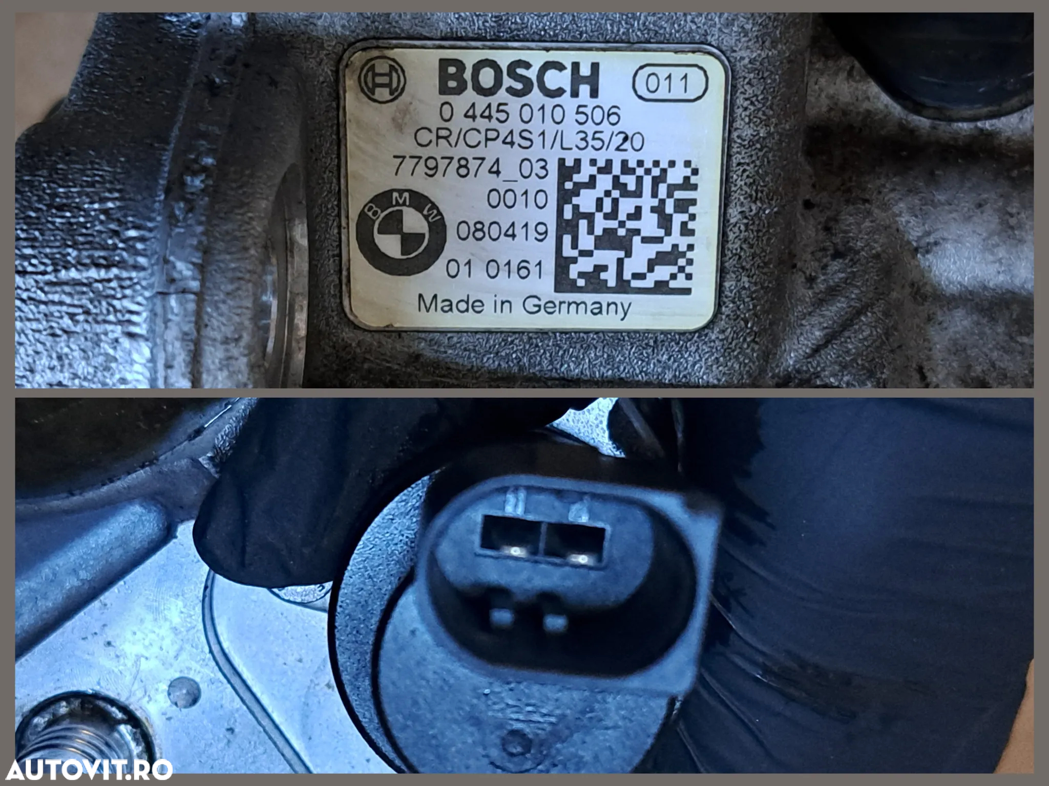 Pompa inalta presiune injectoare rampa injectoare originale BMW E81 E90 E60 LCI F10 F01 E84 E83 LCI E70 LCI E71 150cp 163cp - 4