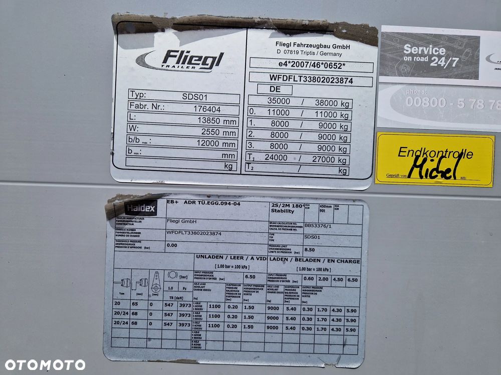 Fliegl FIRANKA / MEGA / OŚ PODNOSZONA / 2018r - 31