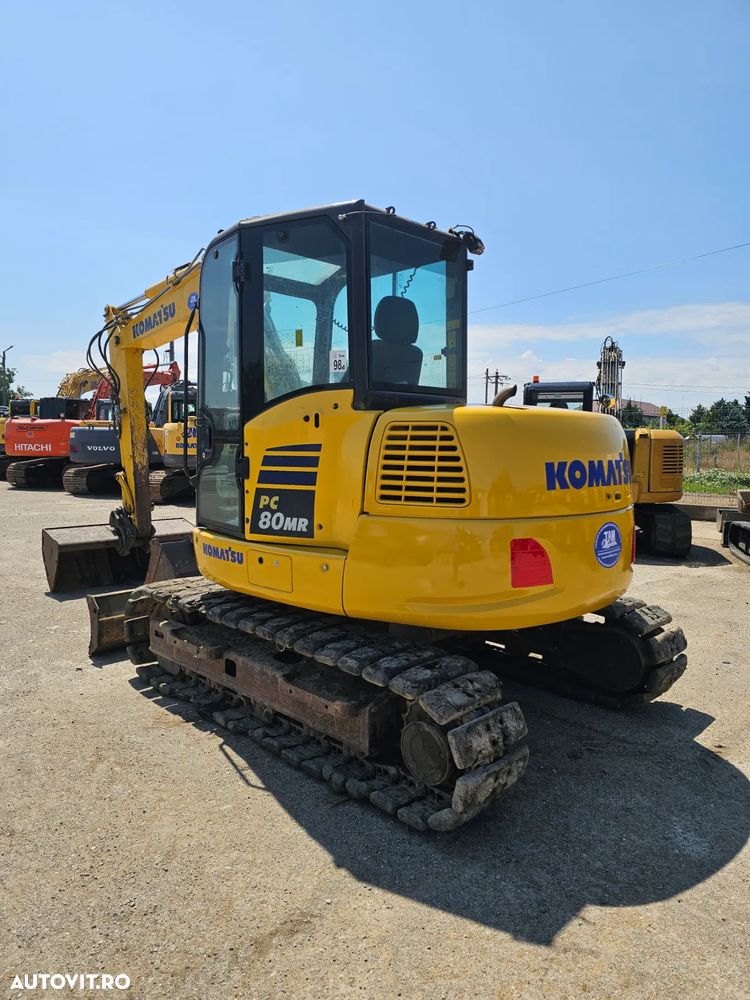 Komatsu PC80 MR5-eo midiexcavator excavator pe senile miniexcavator compact - 4