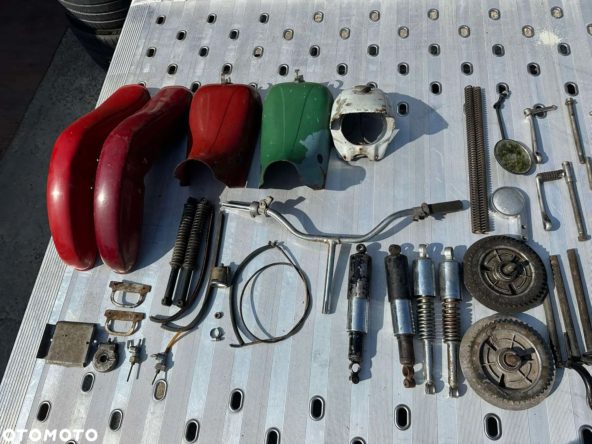 Części Jawka 50 Mustang Kaczka Pancerka Tłumnik Wydech Amortyzatory - 1