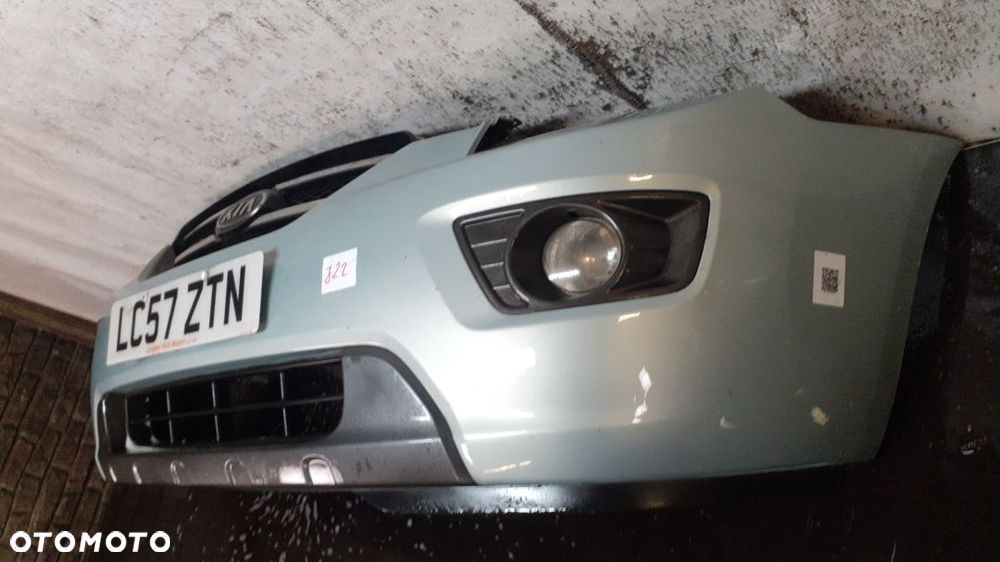 ) ZDERZAK PRZÓD PRZEDNI DO KIA CARENS III 3 BŁĘKITNY HALOGENY - 3