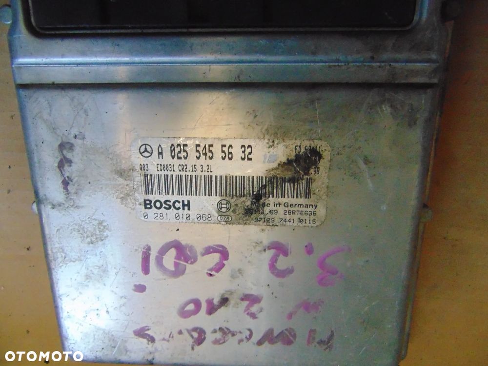 Sterownik silnika mercedes w220 A0255455632