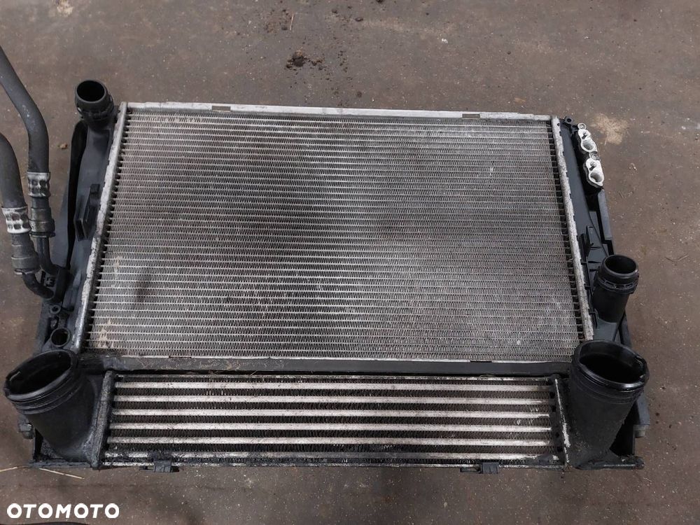 CHŁODNICE KOMPLET WODY KLIMATYZACJI BMW E90 2.0 D 3093796 779744704 - 2