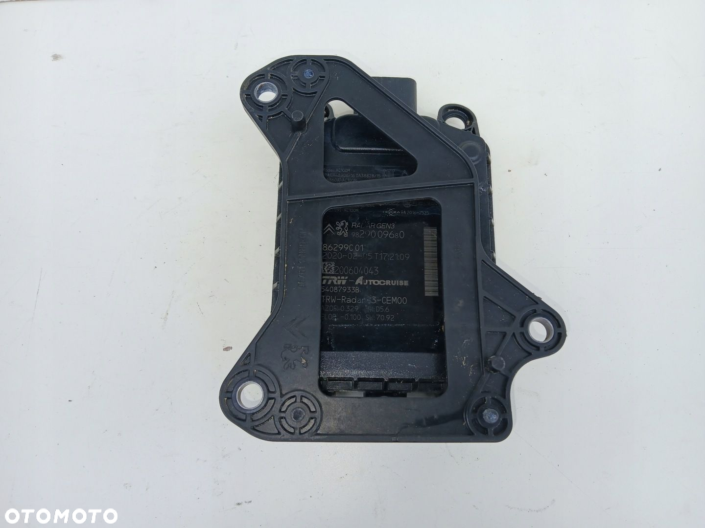 PEUGEOT 3008 5008 distronic radar aktywnego tempomatu 9829009680 - 2