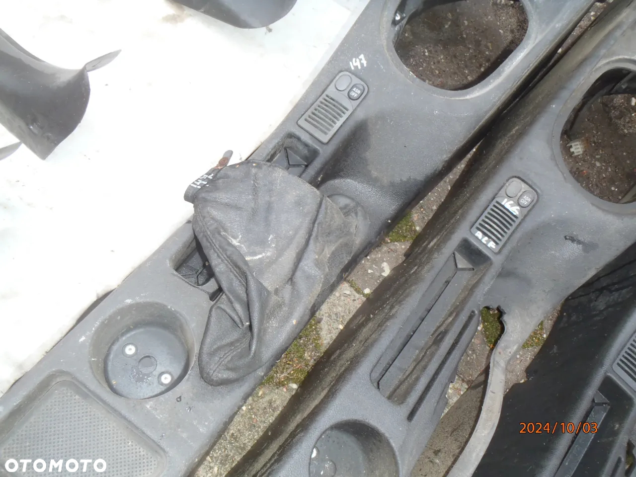 listwa progowa nakładka osłona słupka bagażnika podszybie alfa romeo 147 156 - 17