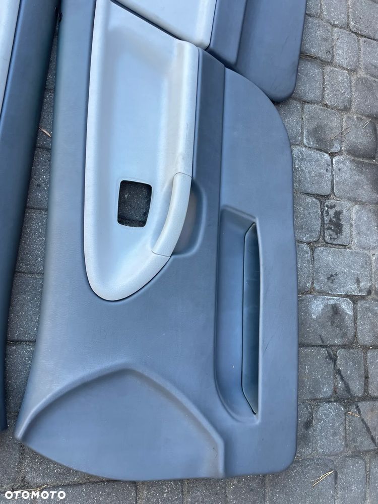 Boczki bmw e36 sedan skóra biała - 4