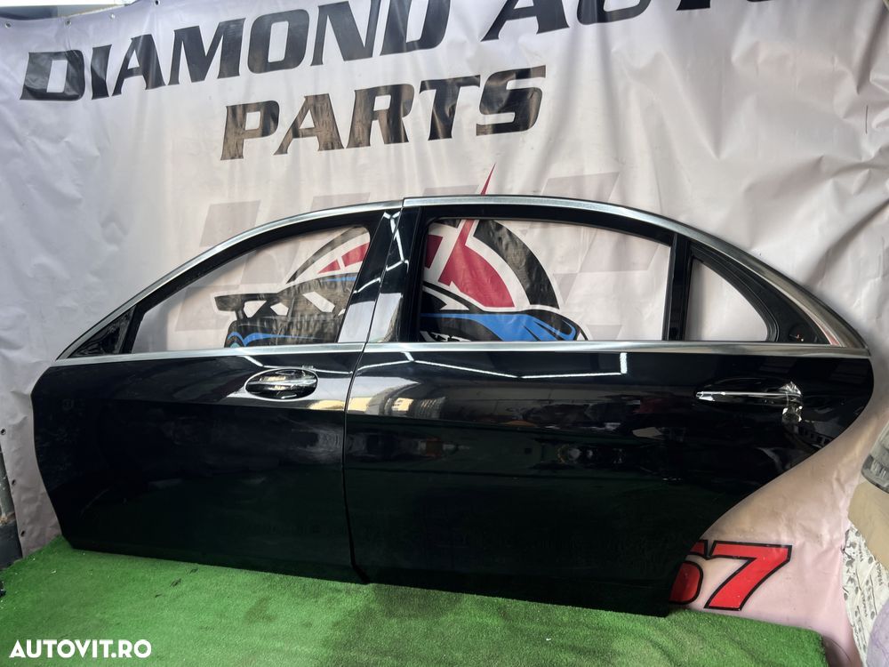 Mercedes S-Class W222 Long Portiera Usa Stanga Fata-Spate Negru 197 - 3