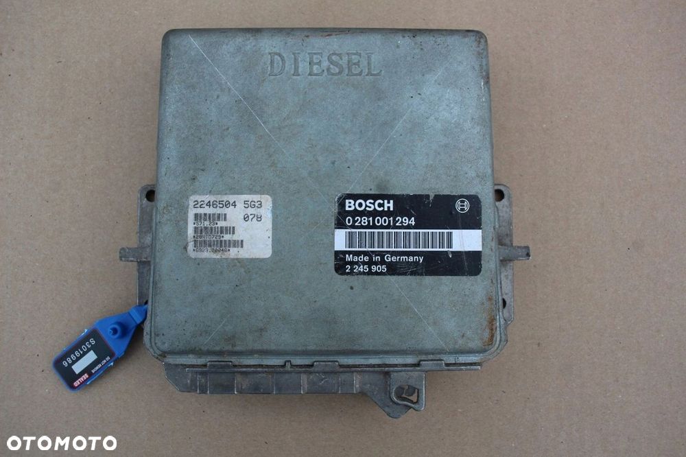 Komputer sterownik silnika BMW e36 e34 2.5 TDS 143KM 2245905 0281001294 - 1