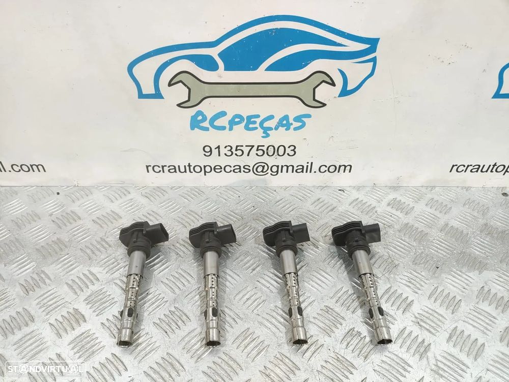 Conjunto 4 bobines ignição bosch Volkswagen SCIROCCO III 2.0 TSFI