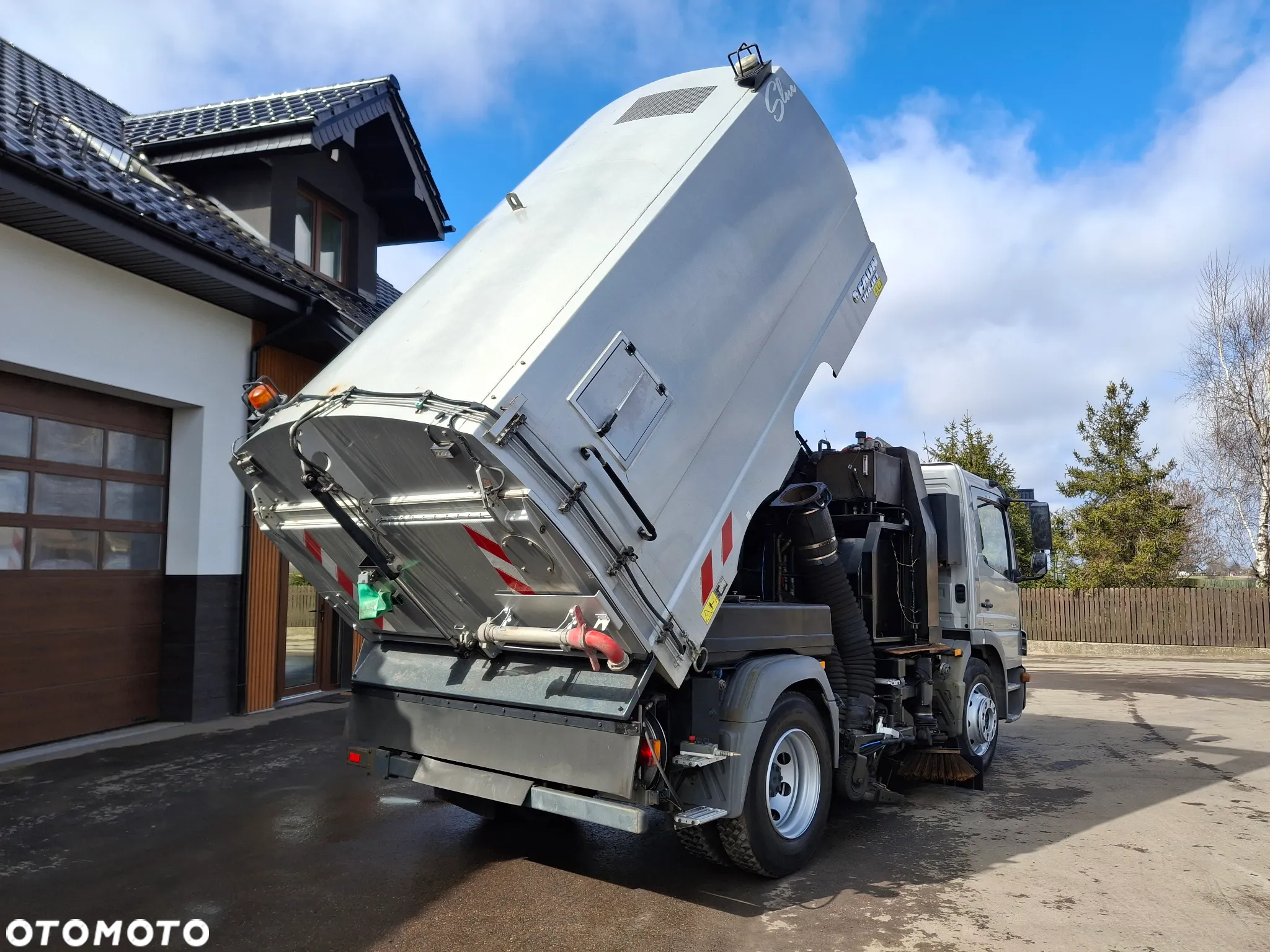 Mercedes-Benz Atego 1524 Zamiatarka FAUN Viajet Euro 5 EUnited PM10 Karcher Na Bębnie Regulowane Zawieszenie - 5