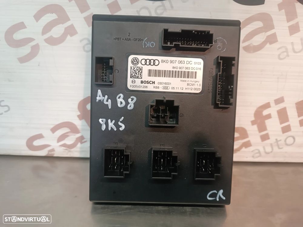 MODULO CONFORTO BCM AUDI A4 B8 / A5 8T 8K0907063DC F005V01206 03016001 - 1