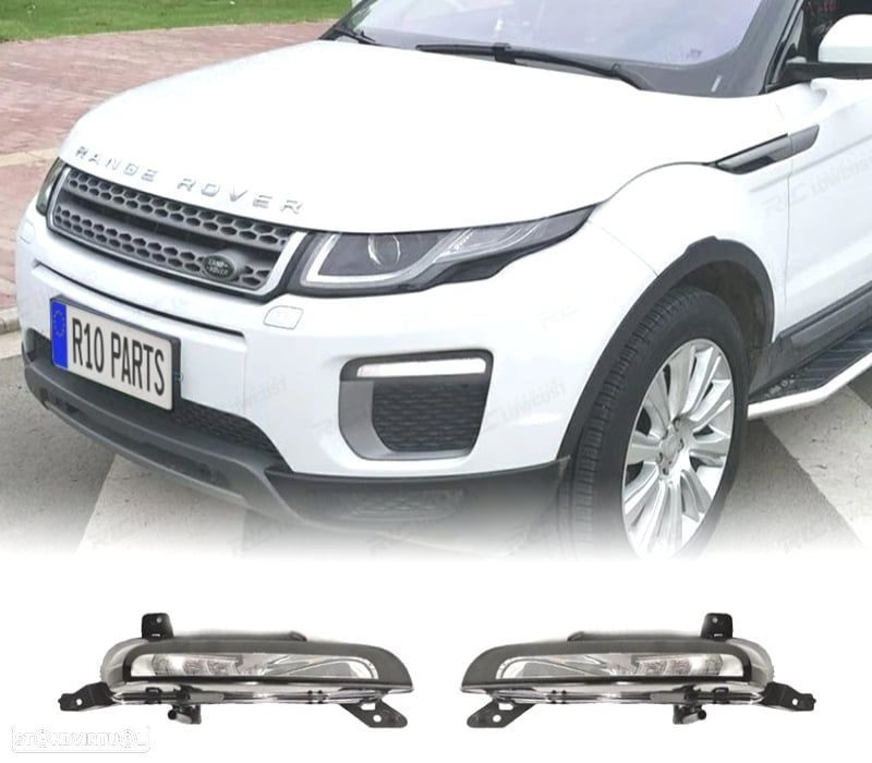 FARÓIS DE NEVOEIRO LED COM LUZ DIURNA RANGE ROVER EVOQUE LOOK DYNAMIC - 1