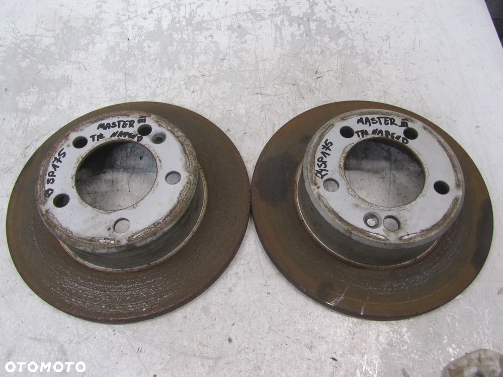 renault master III tarcze tył napęd