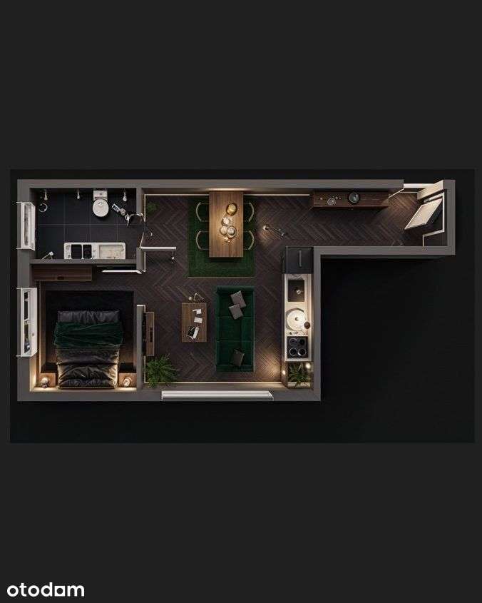 Mieszkanie, 33,19 m², Rzeszów