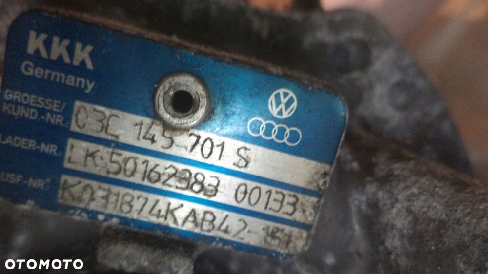 Turbosprężarka turbina  AUDI VW 1.4 TSI 03C145701S - 2