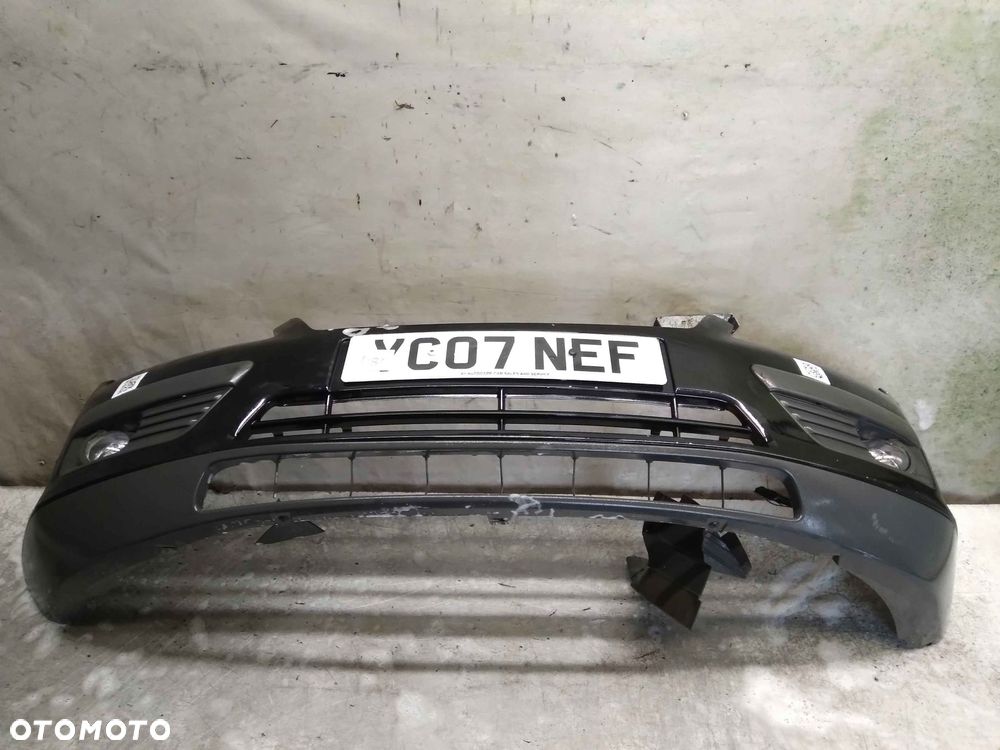 ^ ZDERZAK PRZÓD PRZEDNI FORD FOCUS MK.2 2 II F3 CZARNY HALOGENY - 1