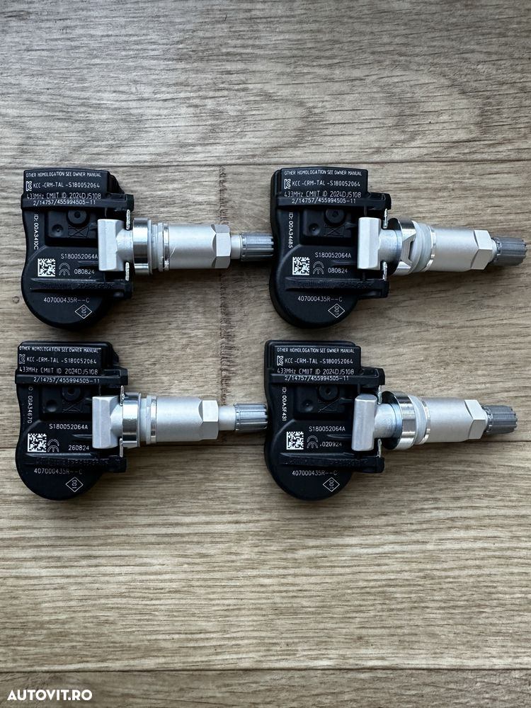 Set Senzori Presiune Roti Anvelope Tpms Renault Laguna Megane 3 Fluenc - 2