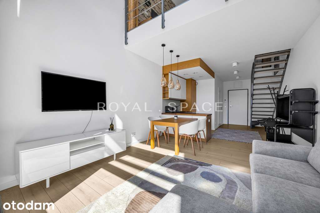 Wyjątkowy loft z antresolą | Qbik | Mokotów