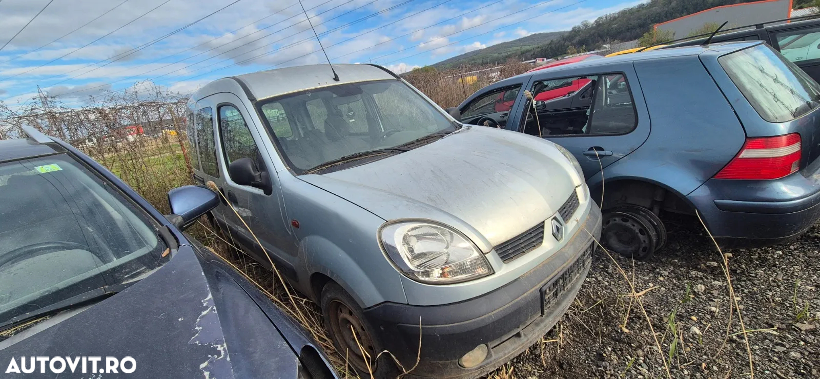 Haion cu geam luneta spate portbagaj Renault Kangoo 2002 - 5