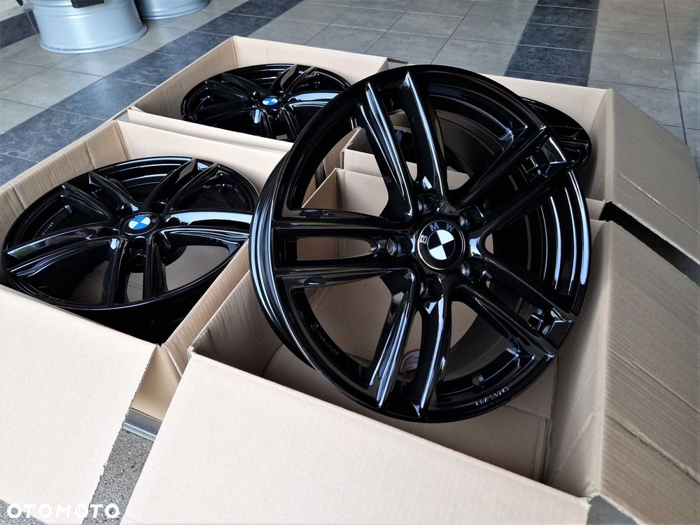 Alufelgi 17 BMW 5x120 1 3 X1 X3 F30 E90 E46 F20 E87 83 F25 Czarne 784# - 4