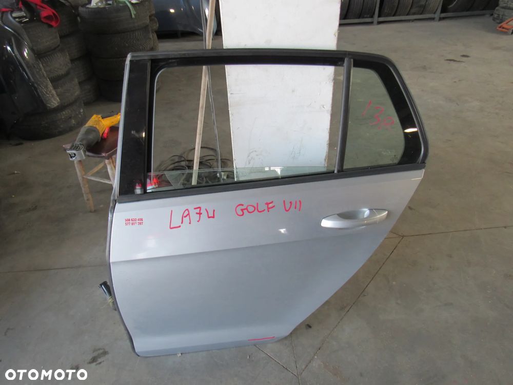 vw golf VII hb tył lewe drzwi la7w - 1
