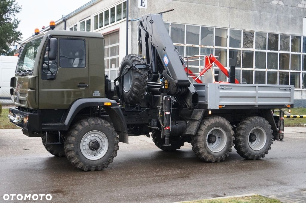 Star MAN 266 6x6 HDS DŹWIG ŻURAW HMF 2220 K5 ENERGETYKA 8 TON bez Gwarancdji KOSZ - 7
