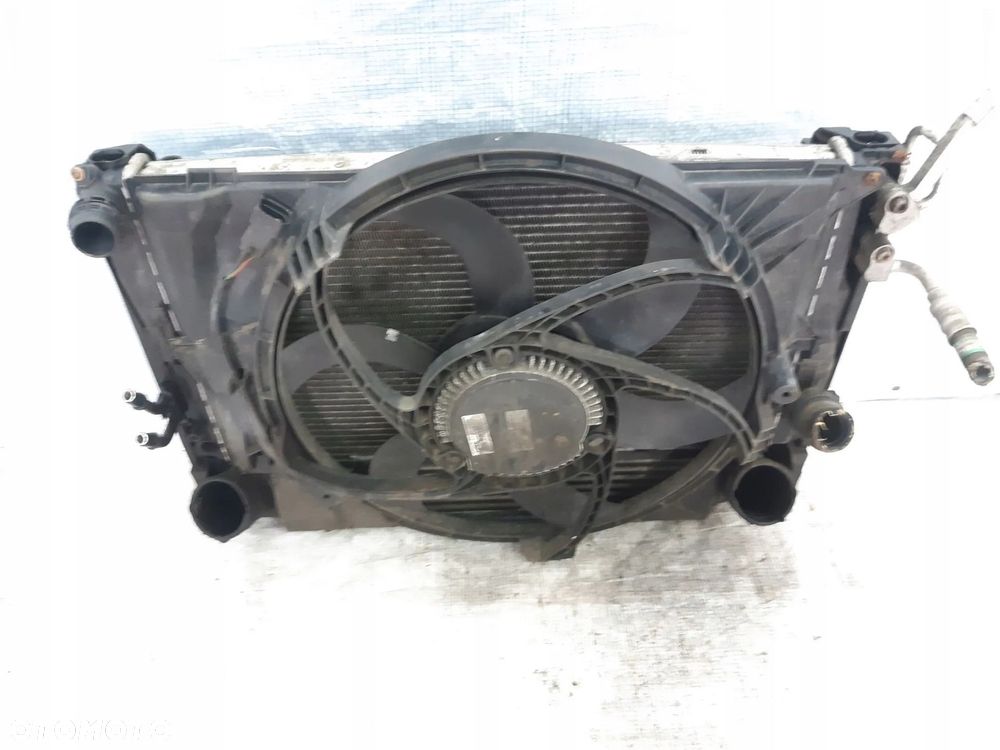 BMW E87 E90 E92 2.0 D KOMPLET CHŁODNIC WENTYLATOR - 3