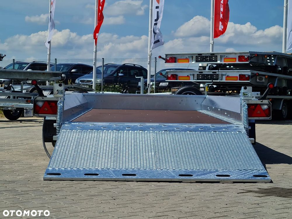 TEMARED DOSTAWA! Przyczepa BUILDER 3 wym. 400x180x30 do przewozu MINIKOPARKI, sprzętu budowlanego! TRAP, 3 osie, DMC 3500kg - 10