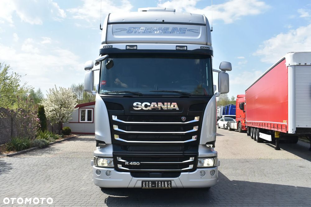 Scania R450 // CROWN EDITION // NAVI // FULL LED TYŁ I PRZÓD // SKÓRY // METALIK // DUŻA NAVI // KLIMA POSTOJOWA // - 12