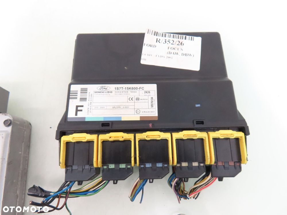 STACYJKA STEROWNIK FORD FOCUS MK1 I 1.6 1M5F12A650GD 1S7T15K600FC - 6