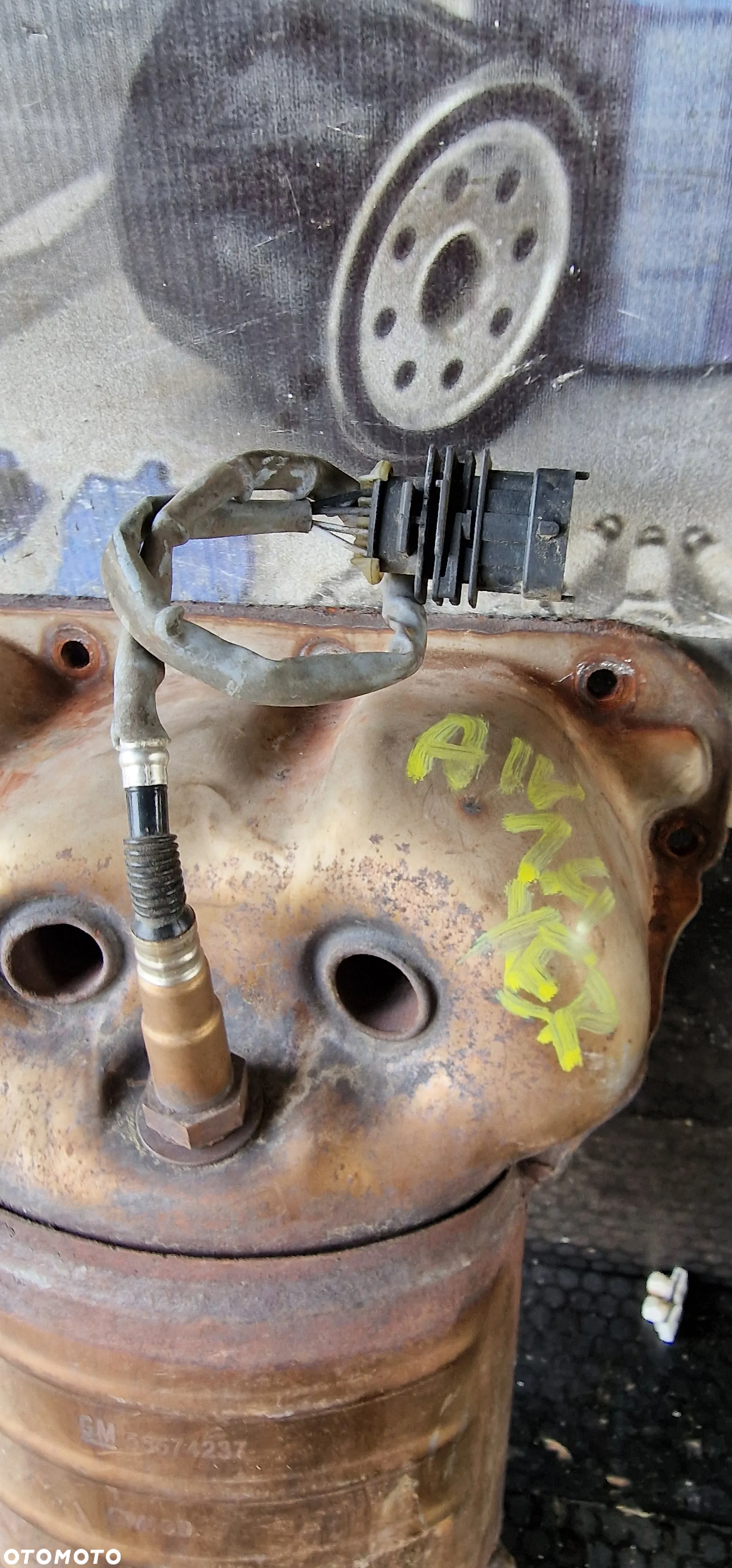 KATALIZATOR+Sonda OPEL ASTRA IV CORSA D Meriva B 1.4 A14XER 55574237 - 3
