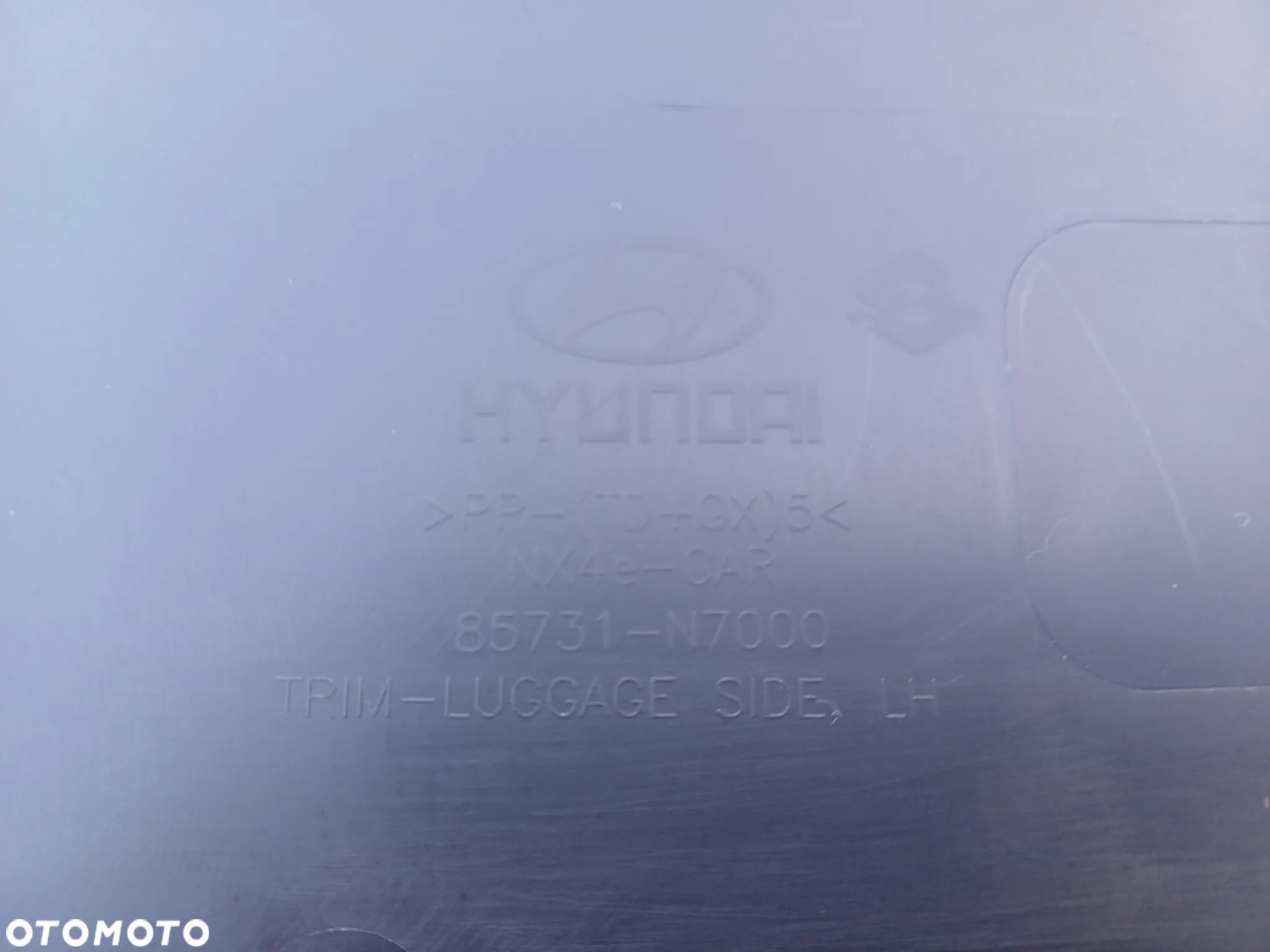 Boczek tapicerka bagażnika lewy Hyundai Tucson IV 1.6 CRDI  21+ 85731-N7000 - 6