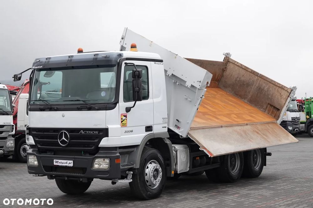 Mercedes-Benz ACTROS 3336 / 6x4 / WYWROTKA / BORDMATIC / HYDROBURTA / MEILLER KIPPER / EPS + SPRZĘGŁO / SPROWADZONY - 4