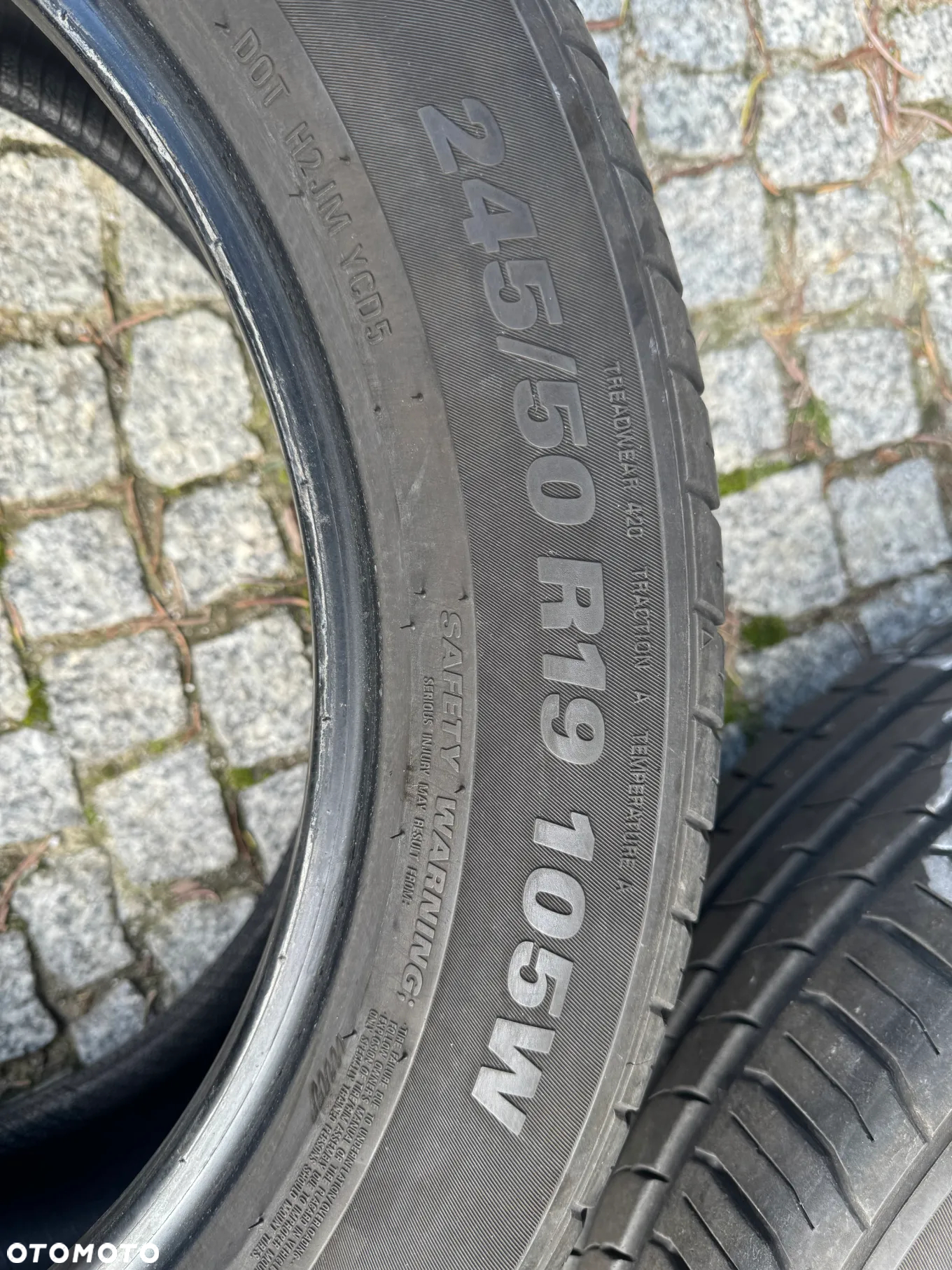Sprzedam opony letnie  firmy KUMHO 245/50 R19 105W - 3