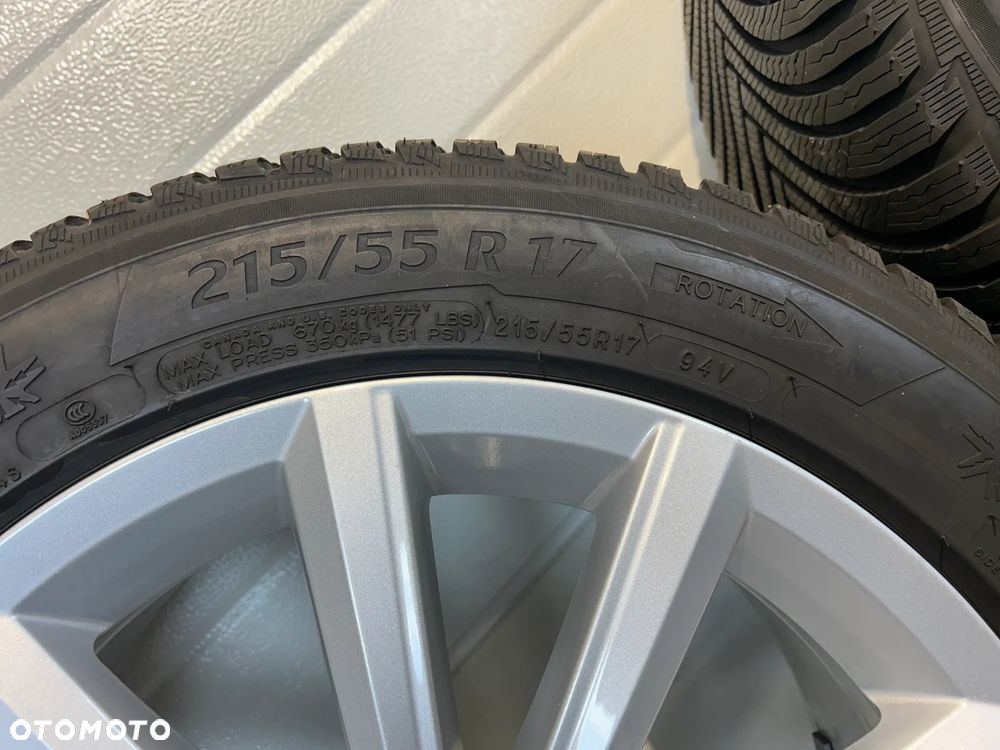 Oryginalne KOŁA FELGI 17 VW T-ROC Arteon Passat B8 Michelin 215/55R17 2025r 8mm jak NOWE - 11