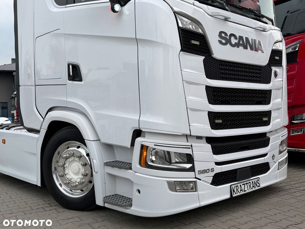 Scania 580S scania z Niemiec v8 mega low deck idealny stan 2021 pełna opcja bez egr - 15