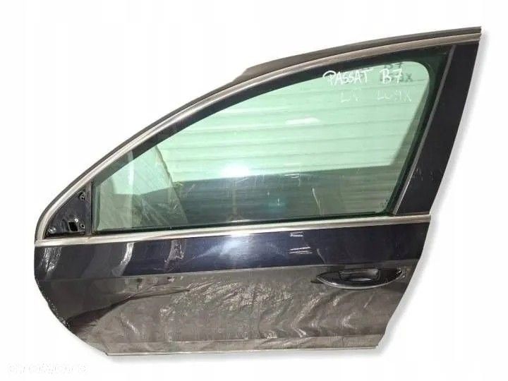 VW PASSAT B7 2011r Drzwi kierowcy przednie lewy przód chrom LC9X czarny - 2