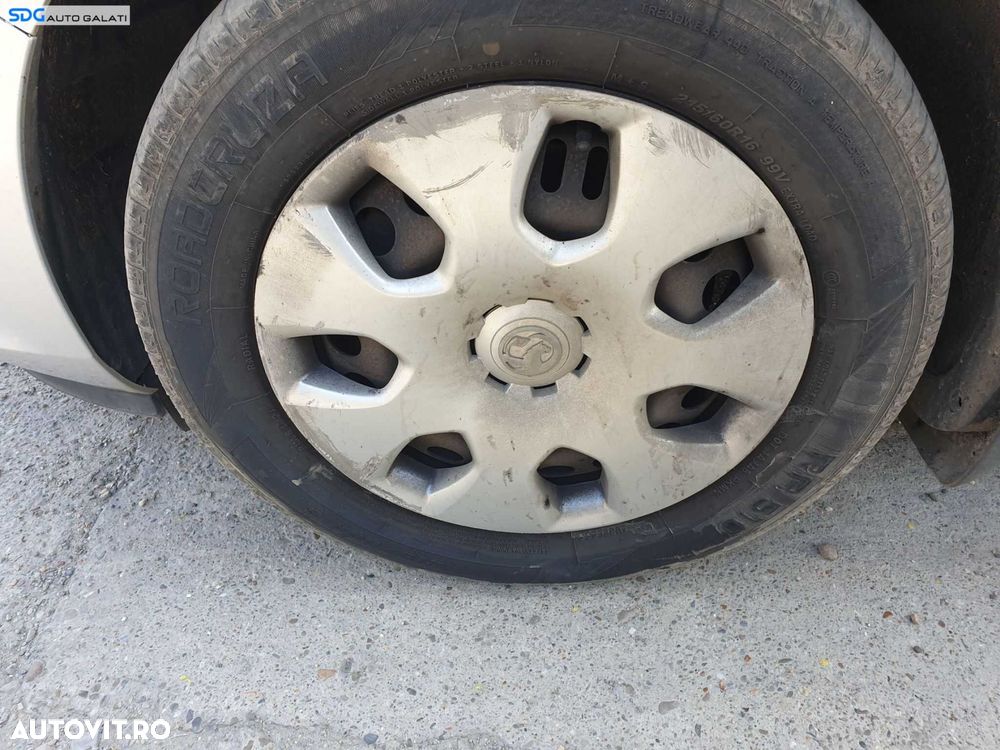 Set 4 Jante Roti Tabla cu Capace 215 60 17 R16 Opel Astra J 2009 - 2015 Cod sdgjtccbaj16 - 2