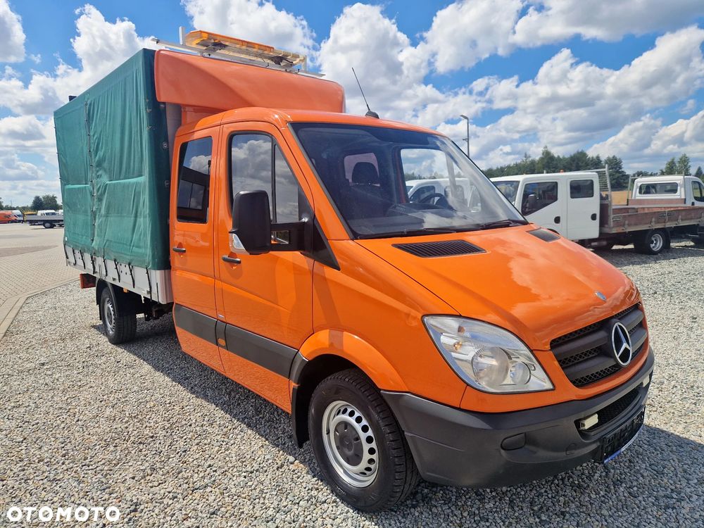 Mercedes-Benz SPRINTER 316 2,2 CDI 163 KONNA DOKA BRYGADÓWKA 7 OSOBOWA 3,6M SKRZYNIA PLANDEKA  KLIMA WEBASTO GWARANCJA - 7