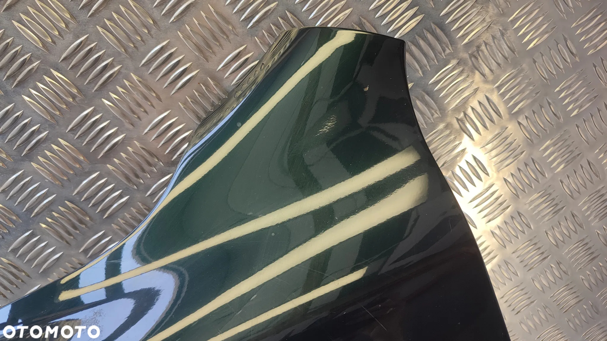 VW TOUAREG 7L 03-06R BLOTNIK PRZOD LEWY LD6W ZIELONY - 4