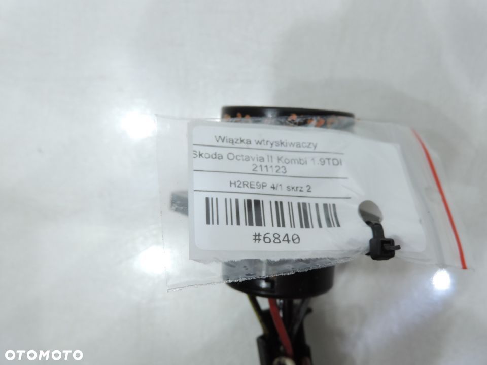 WIĄZKA INSTALACJA POMPOWTRYSKÓW OCTAVIA II 1.9 TDI - 7