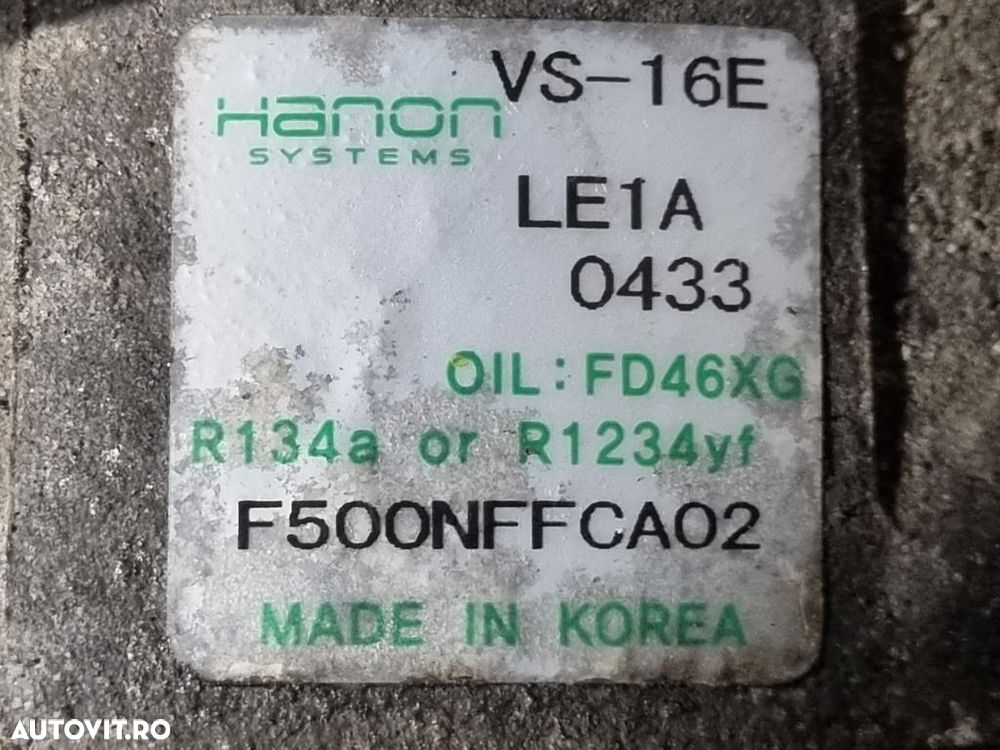 Compresor clima Kia Sportage IV 1.7 Diesel 2016 - 2018 116CP D4FD (1354) Diesel ... - 5